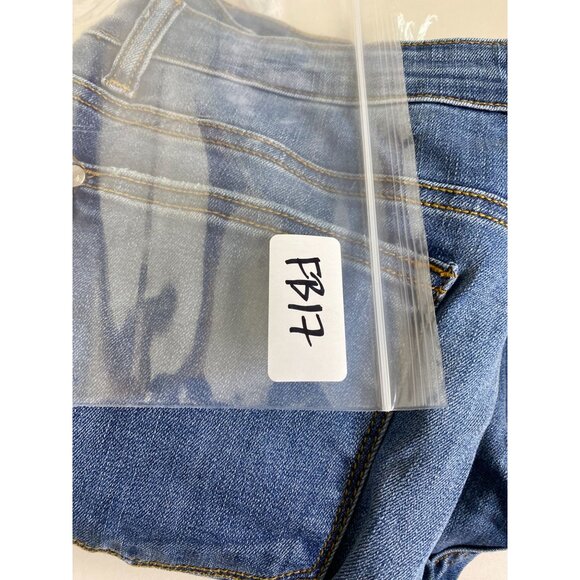 Judy Blue Womens Skinny Fit Distressed Mid Rise Ankle Jeans Size 31 Blue Denim - Picture 11 of 16